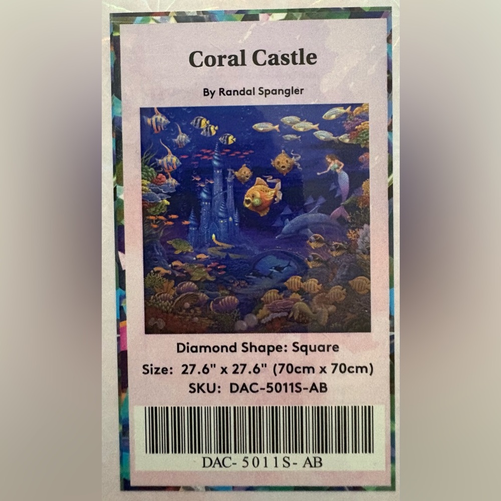 Diamond Art Club Diamond Painting Coral Castle Randal Spangler